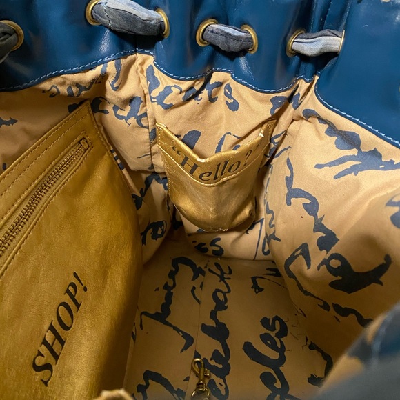 Juicy Couture Blue Velour Daydreamer Handbag - Picture 12 of 15